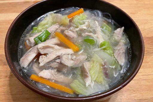 Chicken Sotanghon Soup With Kabayan JB