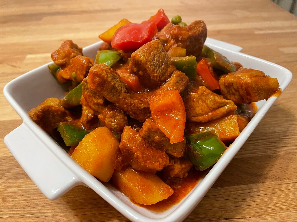 Pork Mechado cooked by Kabayan JB Kabayan JB